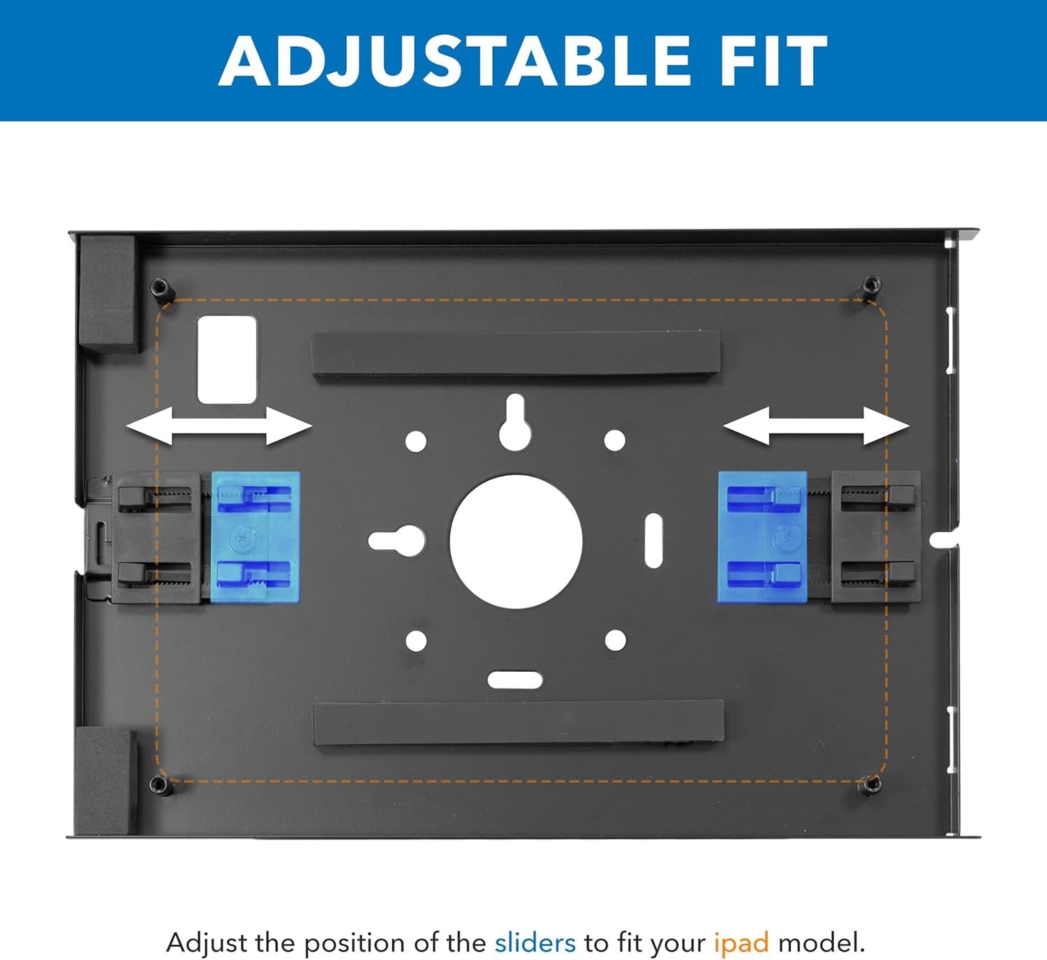 image:imageMountIt AntiTheft iPad Floor Stand Kiosk Locking Tablet Floor Stand for iPad Gen 711 amp A16 Air amp Pro 10211 Commercial Kiosk for Retail Lobby amp Trade Show BlackBlack