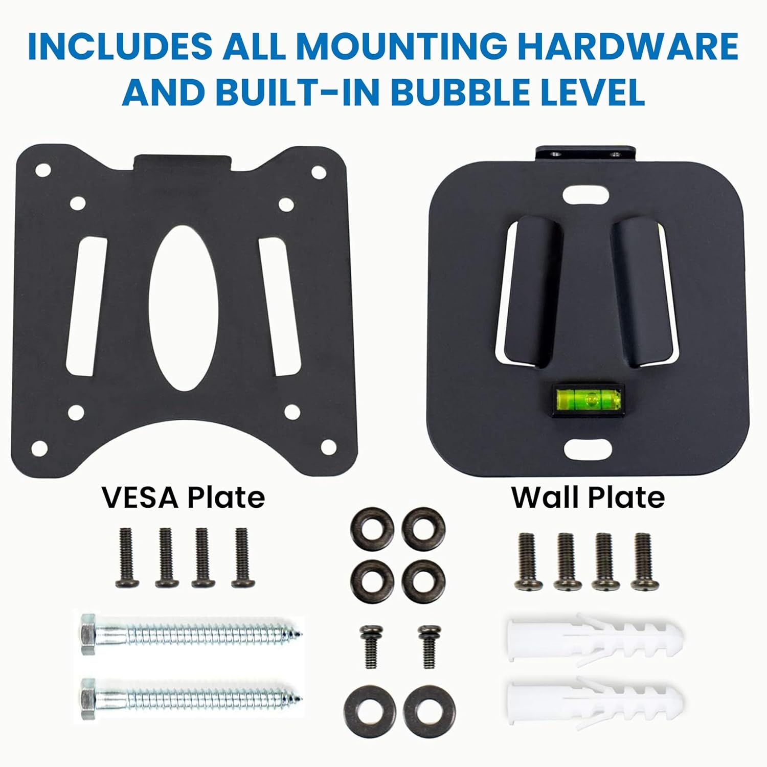 image:imageMountIt Fixed TV Wall Mount Ultra Low Profile 094 Fits 1350 TVs amp Monitors up to 66 lbs VESA 75x75200x200 Flush Mount Single Stud Small Flat TV Wall Bracket for Bedroom amp Office13 32 Screens