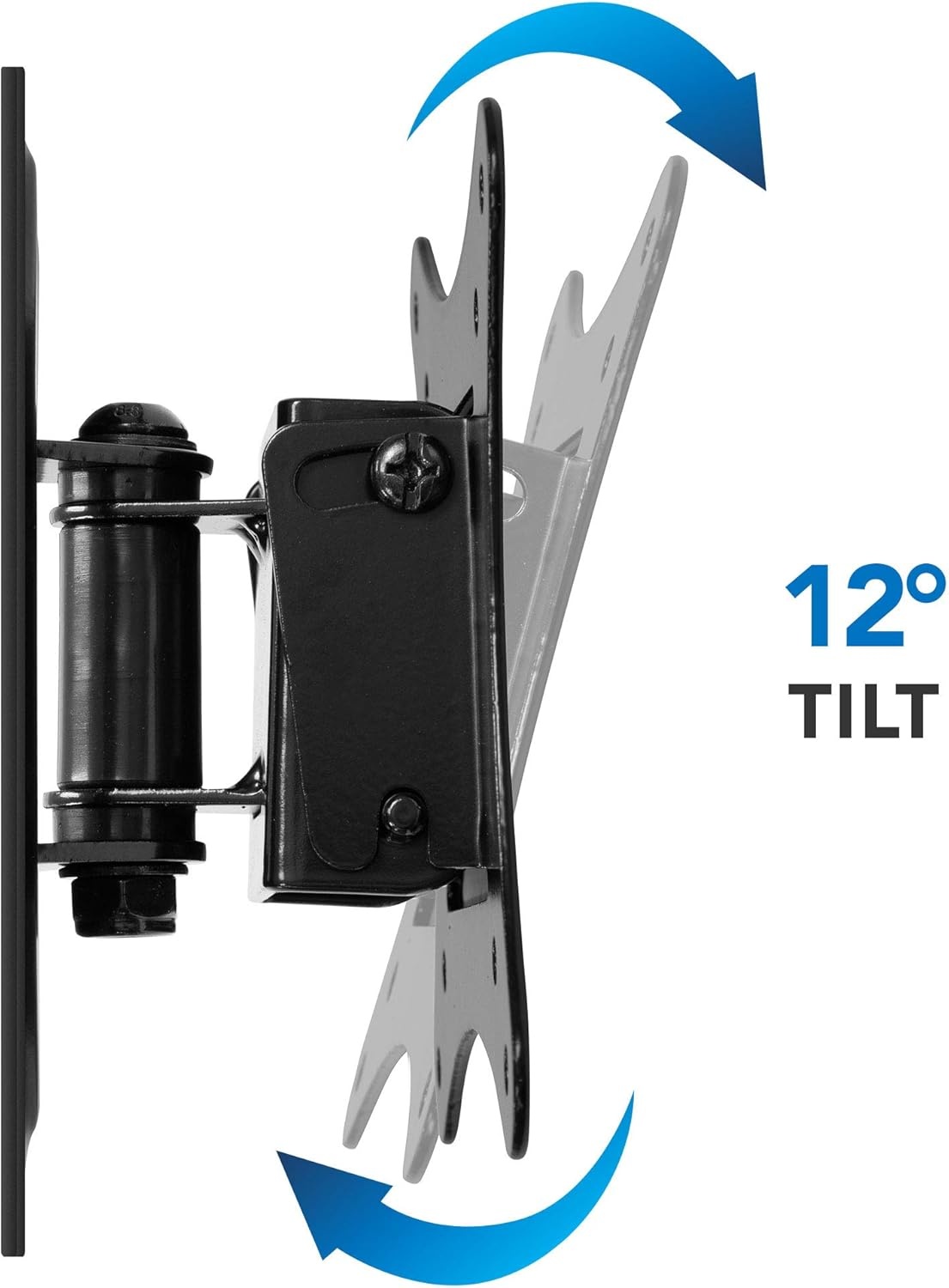 image:imageMountIt TV Wall Mount for Small to Mid Size TVs Fits 32 to 50 Inch Screens 75 100 200 mm VESA Compatible LowProfile Slim Design with Tilting and Swivel Motion 44lb CapacityFor 1932 screen