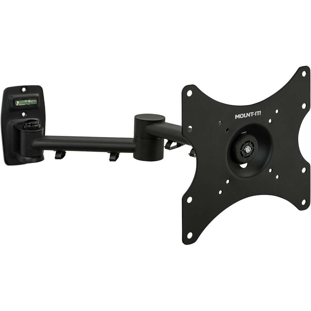 image:imageMountIt Full Motion TV Wall Mount Bracket for 1342 Screens 18 Articulating Arm Quick Release Plate Tilt Swivel Rotate AntiTheft Lock Single Stud Install Supports 44 lbs VESA 75200
