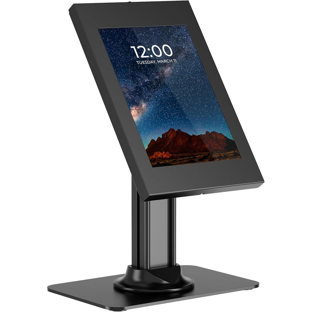 image:imageMountIt iPad Kiosk Stand AntiTheft Locking Countertop Enclosure amp 360 Rotating Base Retail POS amp Checkin Stand for iPad Pro iPad Air amp Gen 711 A16 WhiteBlack