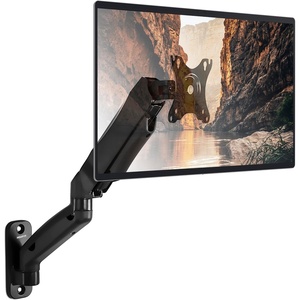 image:imageMountIt Monitor Wall Mount Arm FullMotion Gas Spring Fits 1332 Screens up to 143 lbs VESA 75x75 amp 100x100 Tilt Swivel Rotate SingleStud Wall Mounted Computer Monitor Arm RV Compatible