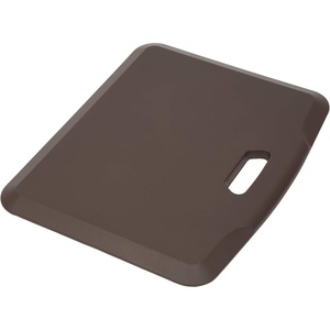 image:imageMountIt Standing Desk Floor Mat  Red Standing Comfort Mat for Standing Desk Home Office Kitchen Garage  AntiSlip Washable Surface 18x22  Rubberized Gel FoamBrown