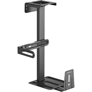 image:imageMountIt Under Desk PC Mount and Wall Mount Adjustable CPU Holder with 360 Swivel Fits Computer Towers 6193 Wide 82101 Deep Heavy Duty Steel 44 lbs Capacity AntiScratch Pads