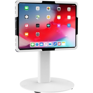 image:imageMountIt Universal Tablet Stand with Tilt AntiTheft Retail iPad POS Kiosk Stand Fits 97131 Tablets 90 Rotation amp 180 Tilt 20 lb Capacity Steel Countertop Mount BlackWhite