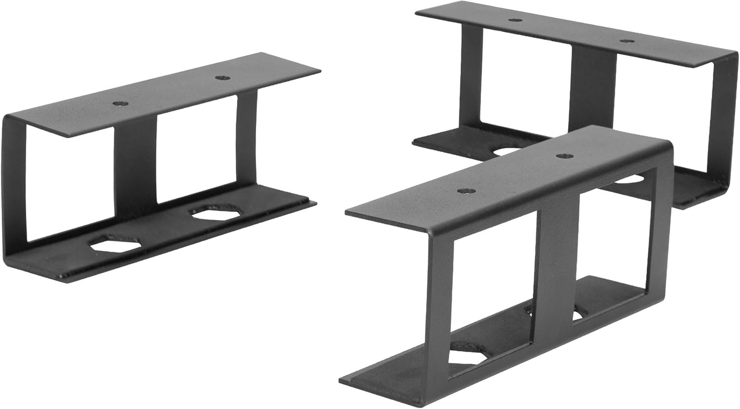 image:imageMountIt Under Desk Laptop Mount Holder Laptop Mount for Desk Space Saver Small Multimedia Device Bracket Underdesk Shelf for Notebook Mac mini MacBook Keyboard Anti Scratch Black