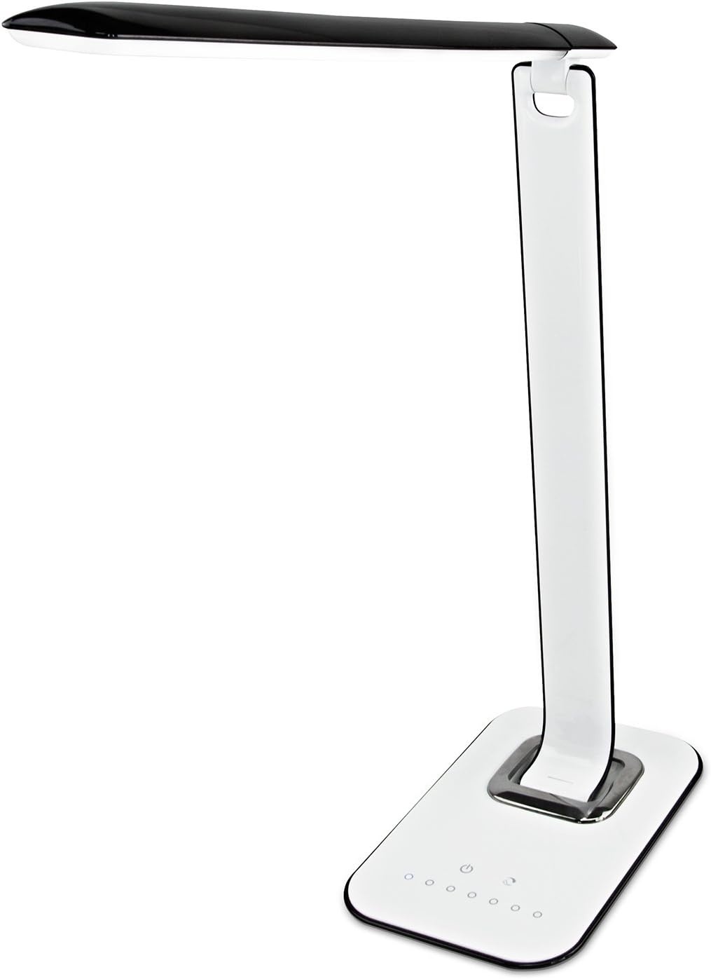 image:imageTurcom LED Desk Lamp With USB Charging Port Dimmable Touch Controls wColor Adjustment Eye Care Task Lamp 5W 1000 LuxMulticolor