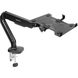 image:imageMountIt Laptop Desk Mount Arm with Gas Spring Height Adjustable Laptop Stand for Desk Fits Laptops up to 17 Inch Full Motion Laptop Tray Mount with Clamp or Grommet InstallationLaptop Arm