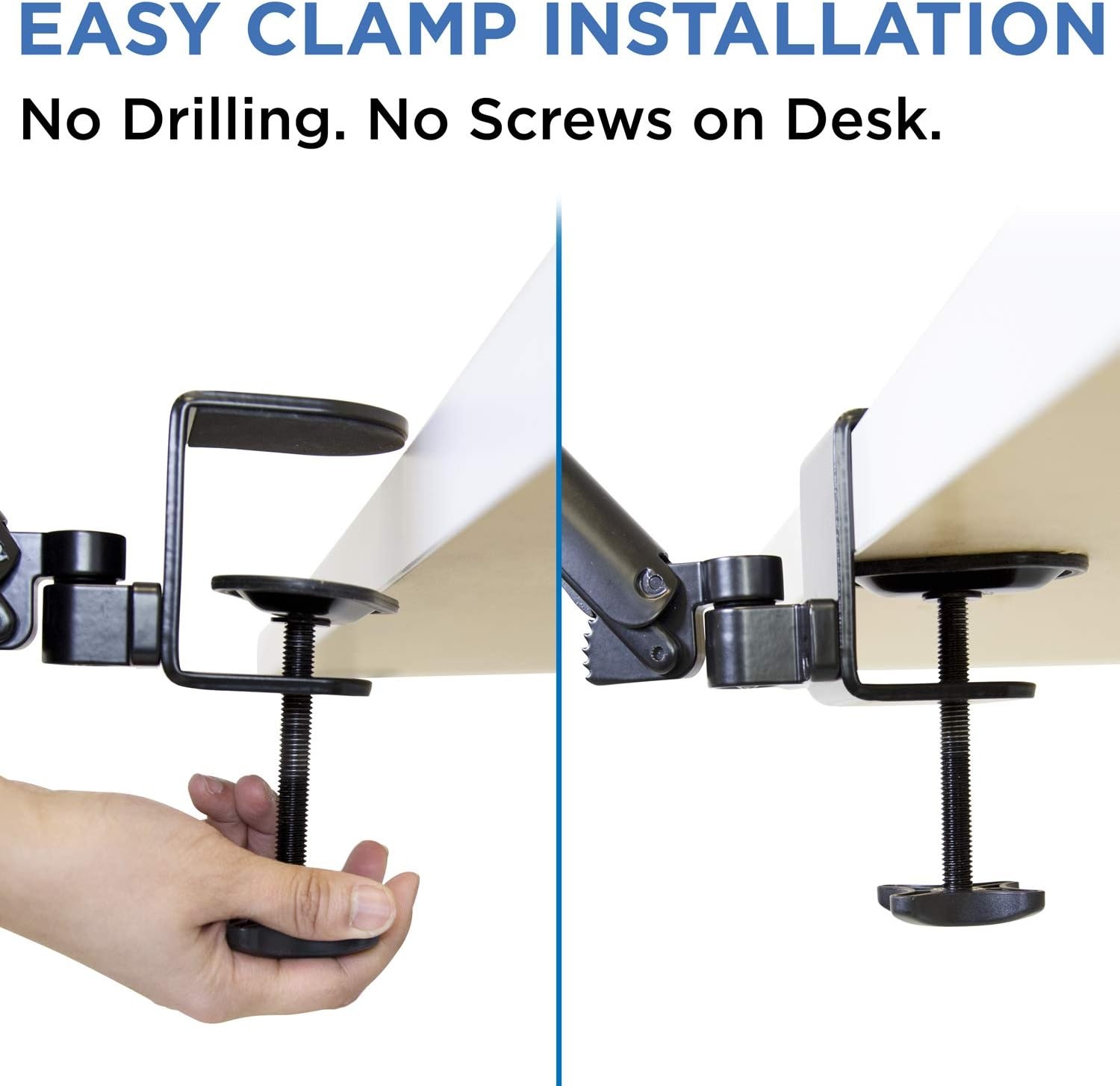 image:imageMountIt Adjustable Arm Rest for Desk Ergonomic Elbow amp Forearm Support Height Adjustable Full Motion Rotating Desk Arm with ClampOn Base for Computer amp Keyboard Use Steel Construction MI7145