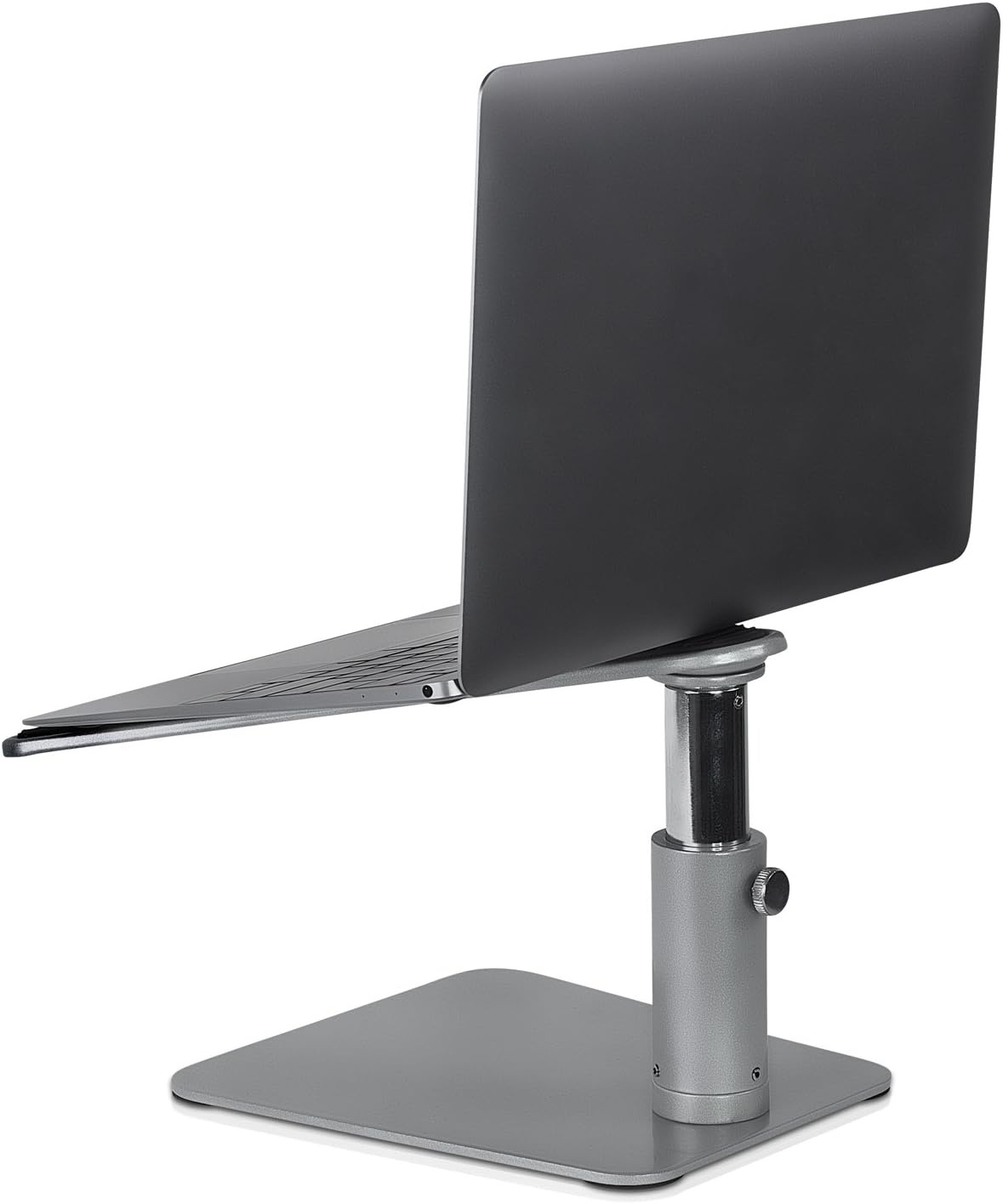 image:imageMountIt Adjustable Height Laptop Stand for Desk Ergonomic Laptop Riser for 1115 Inch Laptops Tilted Desktop Lift with AntiSlip Platform Up to 33 lbs