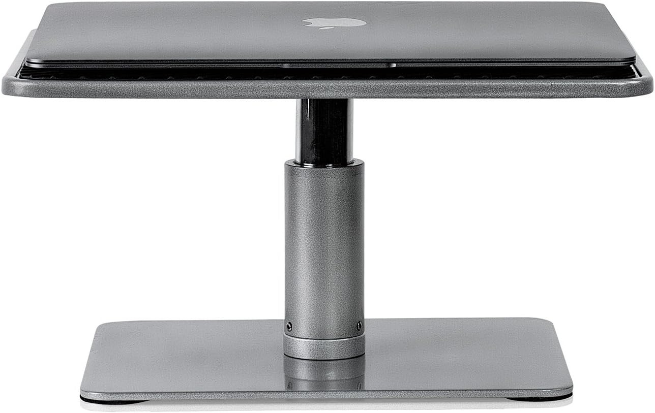 image:imageMountIt Adjustable Height Laptop Stand for MacBook Pro Ergonomic Desk Riser for 1115 Inch Laptops and 2432 Inch Monitors