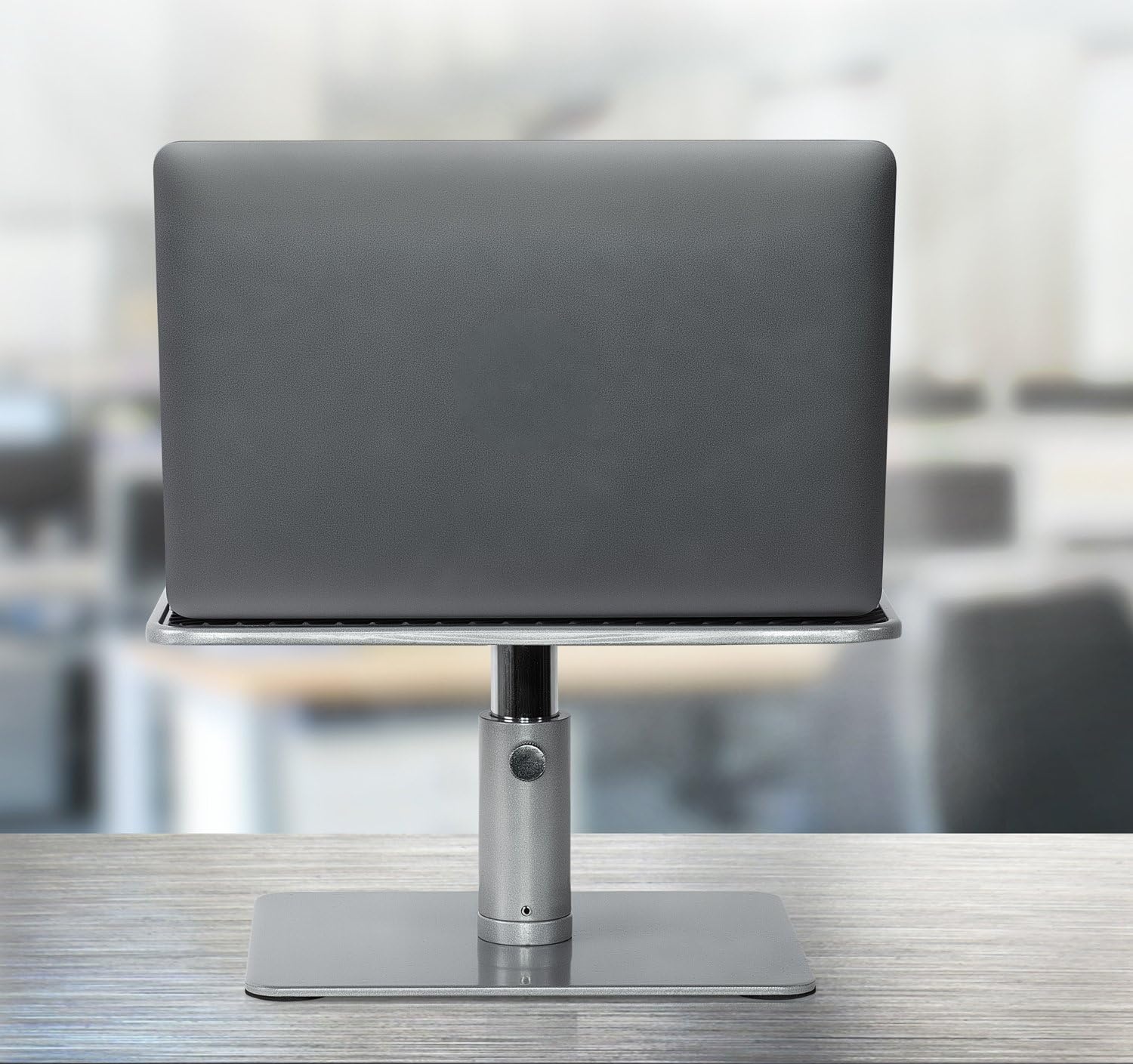 image:imageMountIt Adjustable Height Laptop Stand for MacBook Pro Ergonomic Desk Riser for 1115 Inch Laptops and 2432 Inch Monitors