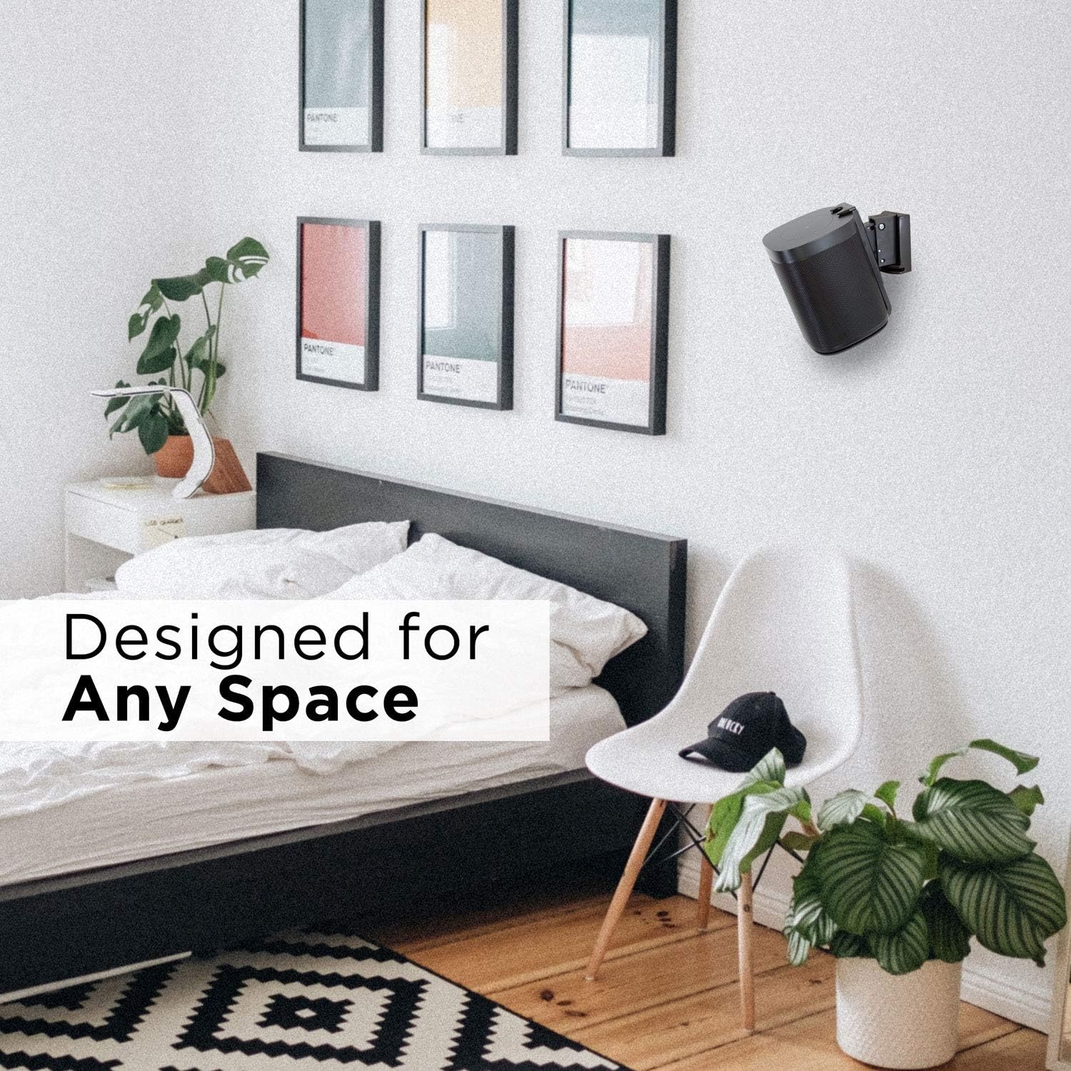 image:imageMountIt Adjustable Speaker Wall Mount for SONOS One One SL and Play1 Black