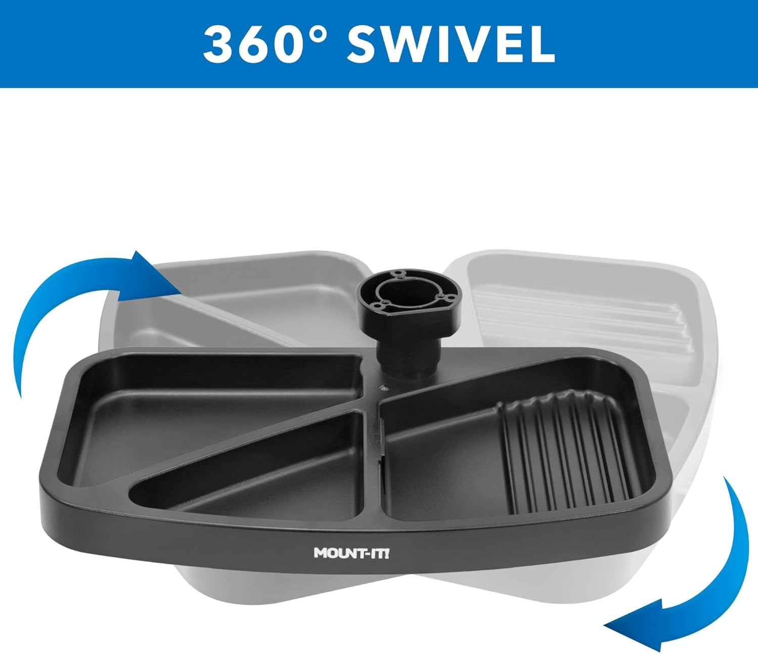 image:imageMountIt Under Desk Mounted Drawer Swivel Under Desk Tray for Paper Clip Pen and Other Office Supplies Attachable Small Under Counter Drawer for Tables and WorkbenchesStorage tray