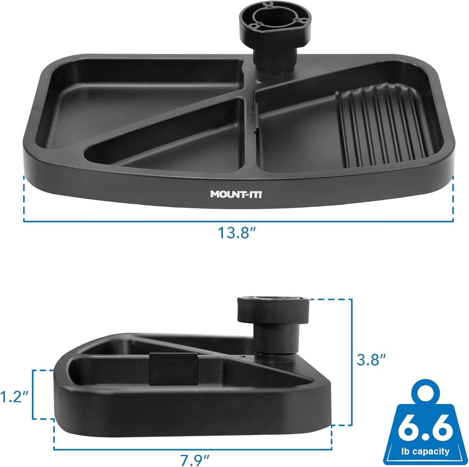 image:imageMountIt Under Desk Mounted Drawer Swivel Under Desk Tray for Paper Clip Pen and Other Office Supplies Attachable Small Under Counter Drawer for Tables and WorkbenchesStorage tray