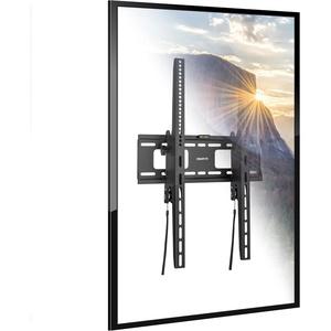 image:imageMountIt Portrait TV Wall Mount Low Profile TV Mount for Vertical Mounting of Displays from 37 to 75 High 165 lb Weight Capacity AntiTheft Design Tilting Menu Wall Board Mount Sturdy Design