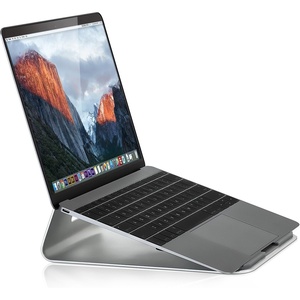 image:imageMountIt Tilted Laptop Riser for MacBook and iPad Pro  Ergonomic Laptop and Tablet Wedge  Notebook Cooling Stand for MacBook Pro Chromebook iPad Pro Drawing Tablets with 1115 Screens
