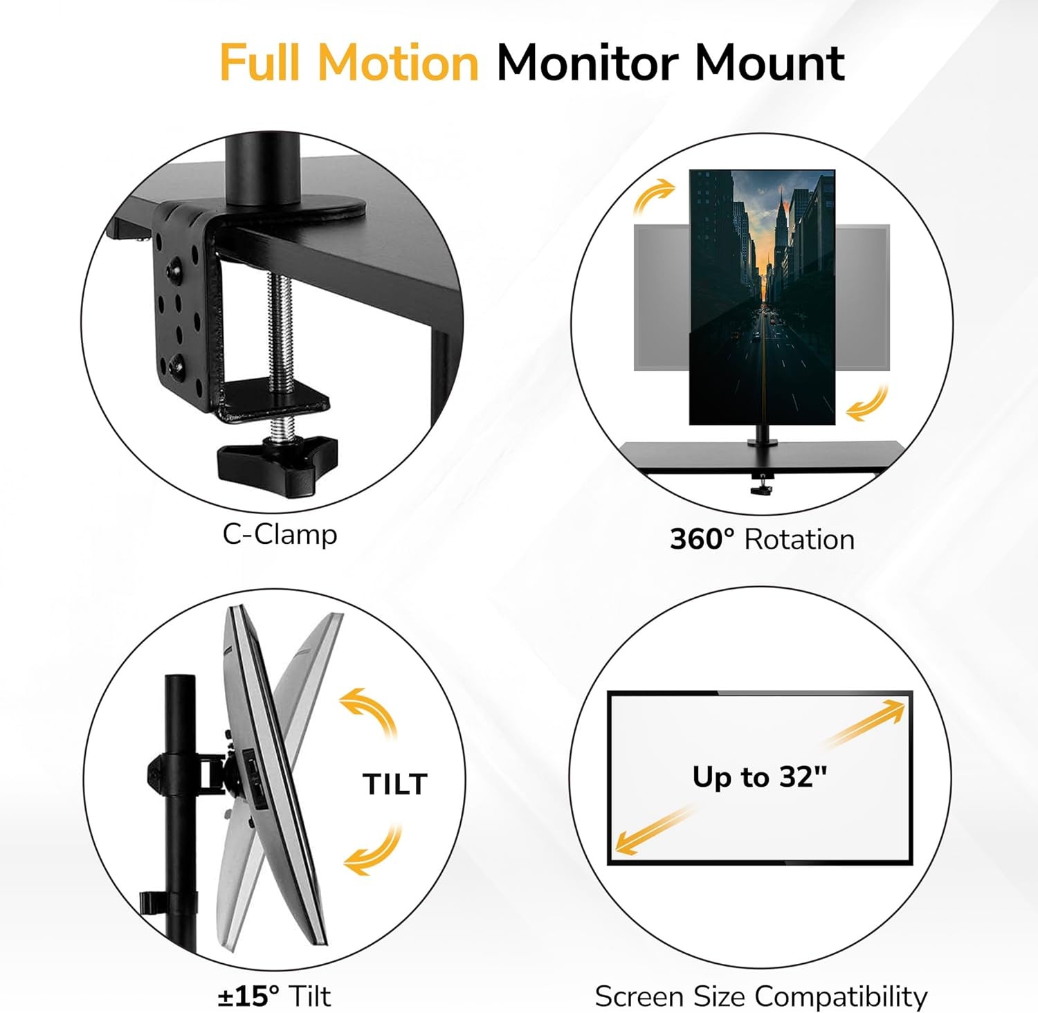 image:imageMountIt Mobile Computer Cart with Monitor Mount for Screen up to 32 Portable Desk on Wheels Rolling Laptop Stand for Teachers Office Classroom Rise up to 53 Podium Keyboard Tray BlackBlack