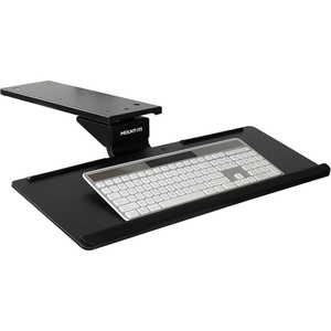 image:imageMountIt Under Desk Keyboard Tray Adjustable SlideOut Keyboard amp Mouse Platform 2638 W  10 D Ergonomic Wrist Rest Height Tilt amp Swivel HeavyDuty BoltOn Keyboard Drawer for Home Office