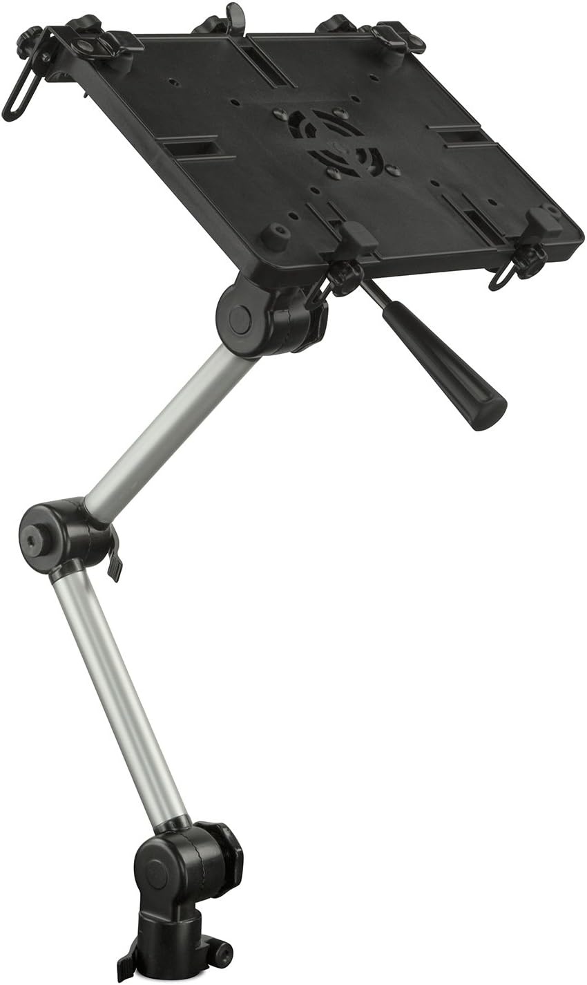 image:imageMountIt Laptop Vehicle Mount NoDrill Computer Seat Mount Full Motion Adjustable Design for Auto Truck Car Van Use
