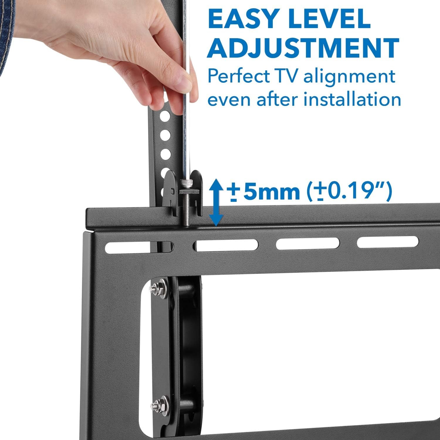 image:imageMountIt Weatherproof TV Wall Mount Lockable amp Tilting 21 Low Profile Design Fits 37 38 42 50 55 58 60 65 70 75 80 Inch Televisions VESA Compatible up to 600x400mm 176 Pound Capacity