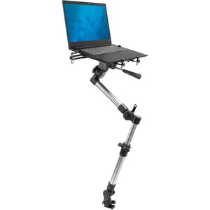 image:imageMountIt Car Laptop Mount NoDrill Vehicle Laptop Stand for Vehicle amp Truck Full Motion Computer Holder for Cars Vans SUVs Adjustable Height 142225 Fits Notebooks Up to 17 with Cooling Tray
