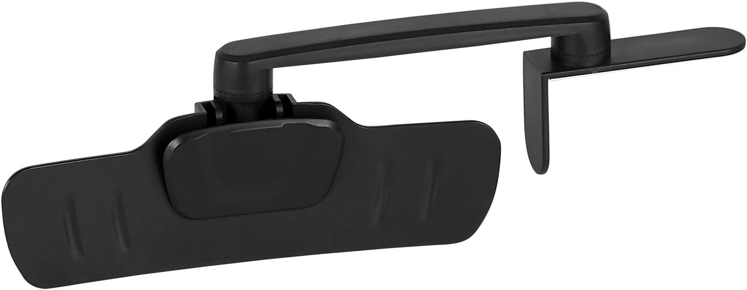 image:imageMountIt Monitor Document Holder Clip Paper and Copy Holder Attachment for Typing with 3M Adhesive Sticker Swivel 360 Degrees Left and Right Side Mounting MI9005