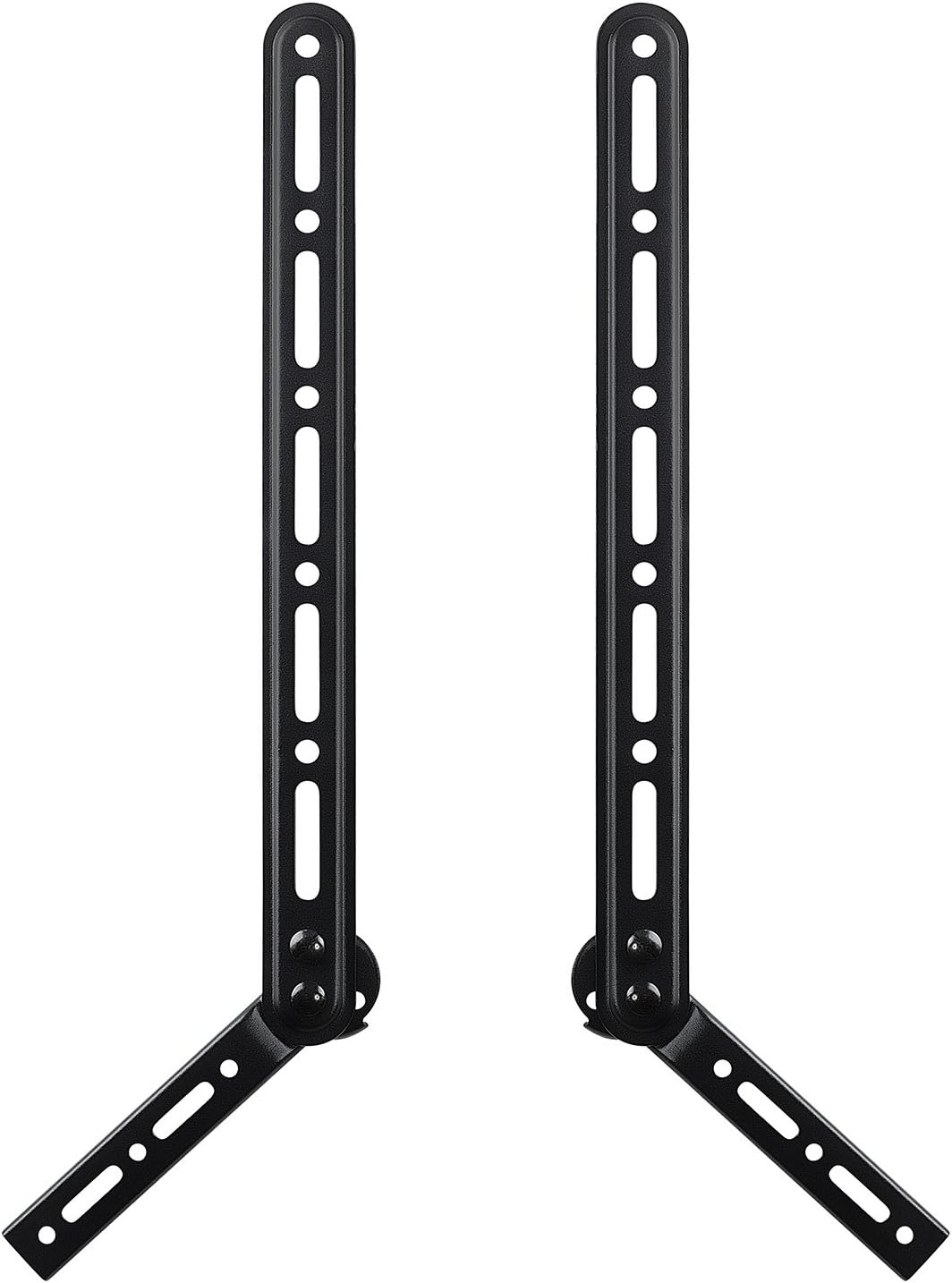 image:imageMountIt Soundbar Bracket Universal Sound Bar TV Mount for Mounting Above or Under TV Fits Sonos Samsung Sony Vizio Adjustable Arm Fits 23 to 65 Inch TVs 33 Lbs Weight Capacity Black MISB41