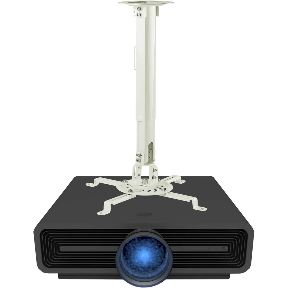 image:imageMountIt Ceiling Projector Mount Full Motion and Height Adjustable from 145215 Inches Universal Bracket Fits Epson Optoma Benq and Viewsonic Projectors 30 Lbs Capacity Medium