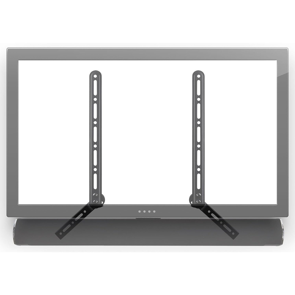 image:imageMountIt Soundbar Bracket Universal Sound Bar TV Mount for Mounting Above or Under TV Fits Sonos Samsung Sony Vizio Adjustable Arm Fits 23 to 65 Inch TVs 33 Lbs Weight Capacity Black MISB41