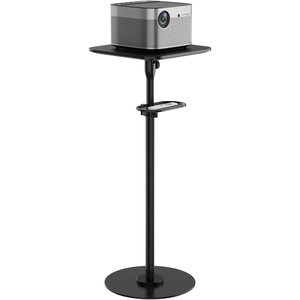 image:imageMountIt Floor Projector Stand 2 Mounting Options 14 Screw and Platform Portable Projector Stand For Mini Projectors Adjustable Height Floor Stand 132 lb load For Home Office Studio DJs