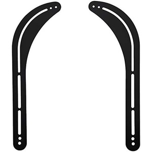 image:imageMountIt Soundbar TV Mount Universal Sound Bar Bracket for TVs 32 to 70 Inches Compatible with Samsung Sony Vizio LG and More Fits Above or Below TV HeavyDuty Steel 33 Lbs Capacity Black