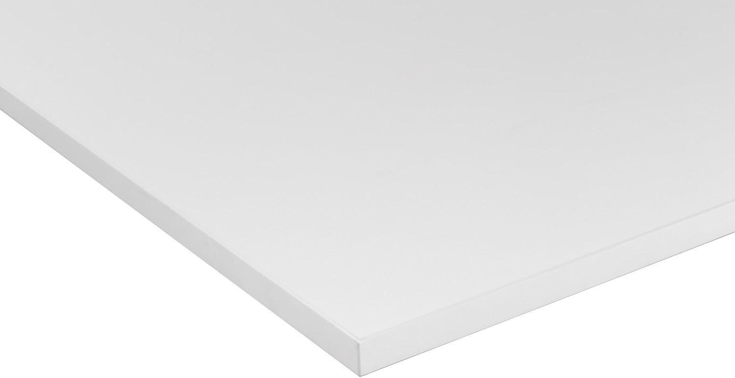 image:imageMountIt Desk Table Top for Standing Desks 48 Inch Wide x 29 Inch Deep White Universal Solid OnePiece Table Top for Sit to Stand Height Adjustable Desk Frames Frame Sold Separately29x48 Inches