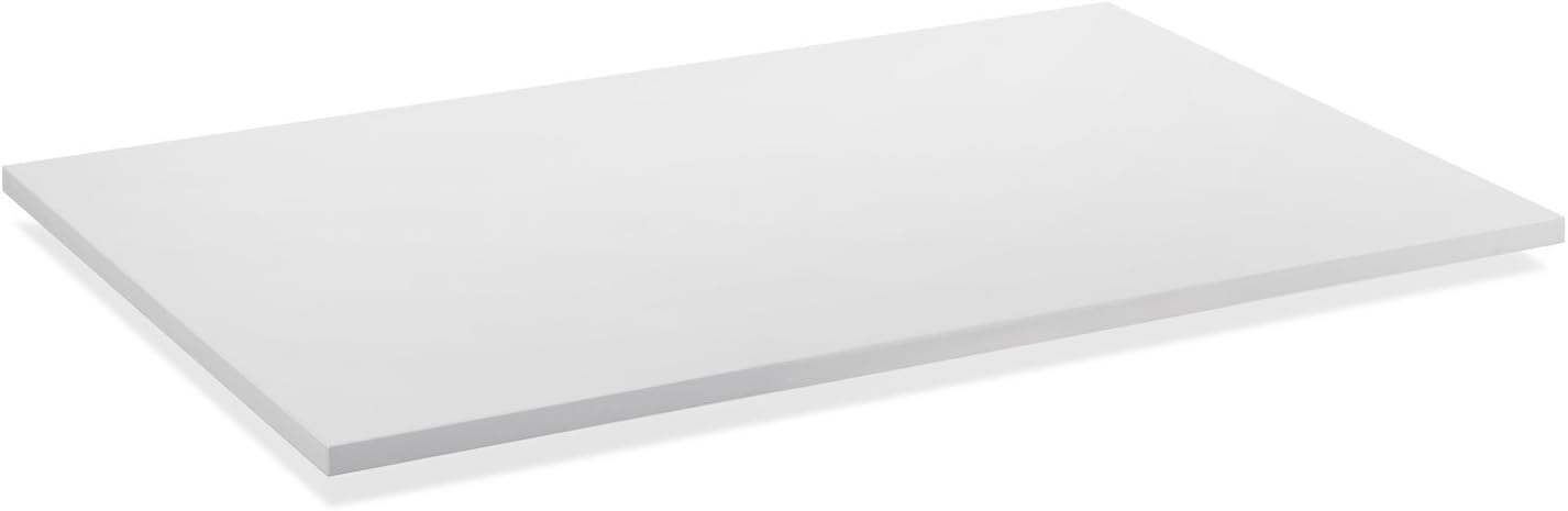 image:imageMountIt Desk Table Top for Standing Desks 48 Inch Wide x 29 Inch Deep White Universal Solid OnePiece Table Top for Sit to Stand Height Adjustable Desk Frames Frame Sold Separately29x48 Inches