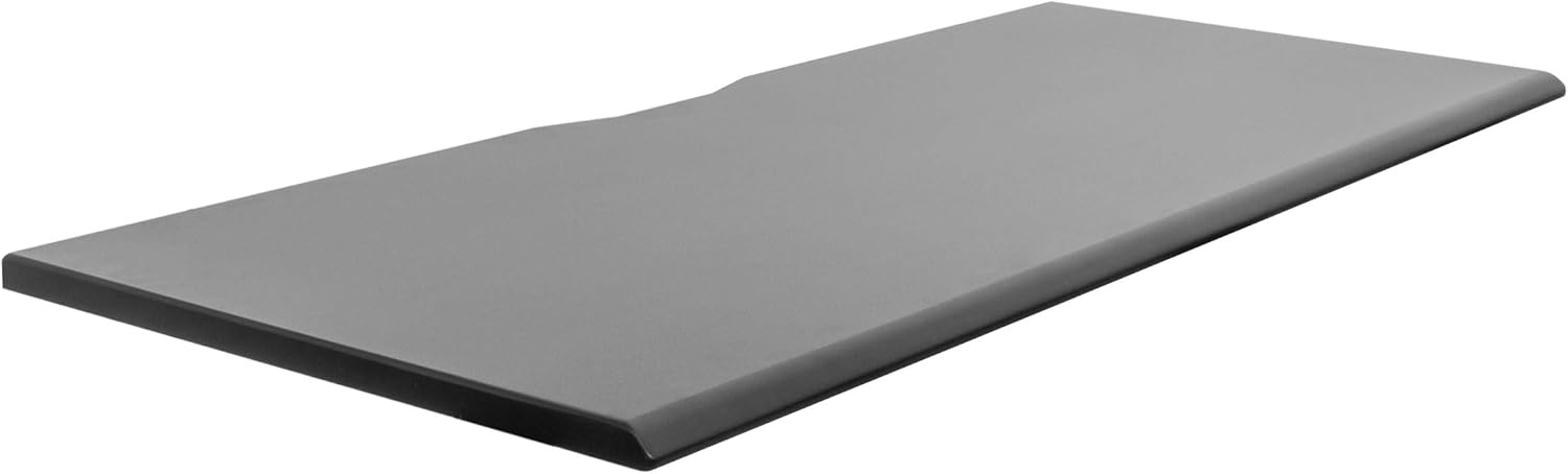 image:imageMountIt Premium Tabletop for Sit Stand Desktops 60 Wide 295 Deep 1 Thick Standing Desk Top Only with Beveled Front Edge and Cable Management CutOut Wood Table Top Slab in BlackBlack