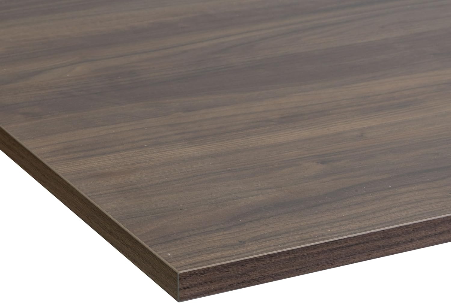 image:imageMountIt Premium Tabletop for Sit Stand Desktops 60 Wide 295 Deep 1 Thick Standing Desk Top Only with Beveled Front Edge and Cable Management CutOut Wood Table Top Slab in BlackBrown