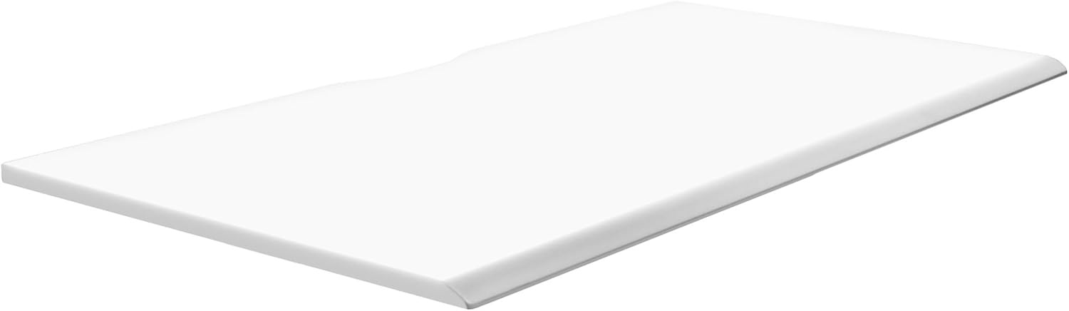 image:imageMountIt Premium Tabletop for Sit Stand Desktops 60 Wide 295 Deep 1 Thick Standing Desk Top Only with Beveled Front Edge and Cable Management CutOut Wood Table Top Slab in BlackWhite
