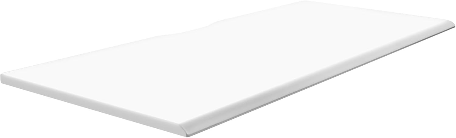 image:imageMountIt Premium Tabletop for Sit Stand Desktops 60 Wide 295 Deep 1 Thick Standing Desk Top Only with Beveled Front Edge and Cable Management CutOut Wood Table Top Slab in BlackWhite