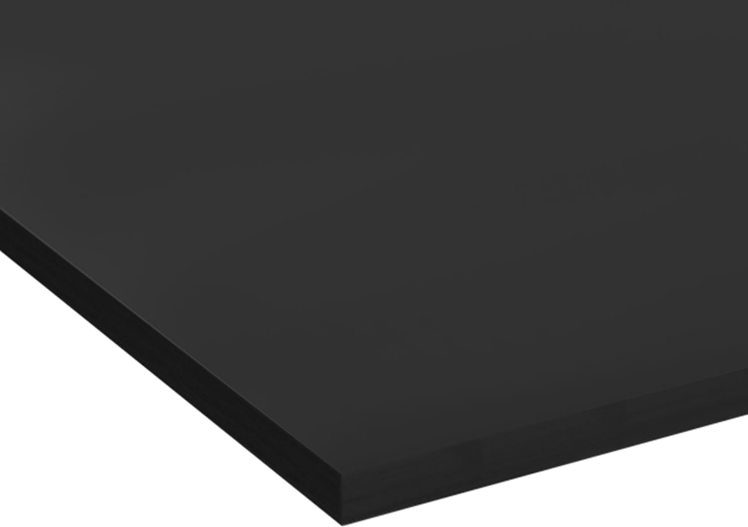 image:imageMountIt Premium Tabletop for Sit Stand Desktops 60 Wide 295 Deep 1 Thick Standing Desk Top Only with Beveled Front Edge and Cable Management CutOut Wood Table Top Slab in BlackBlack