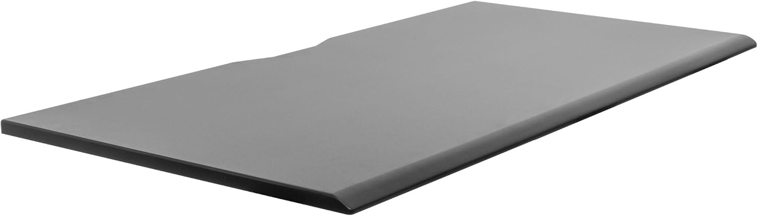 image:imageMountIt Premium Tabletop for Sit Stand Desktops 60 Wide 295 Deep 1 Thick Standing Desk Top Only with Beveled Front Edge and Cable Management CutOut Wood Table Top Slab in BlackBlack