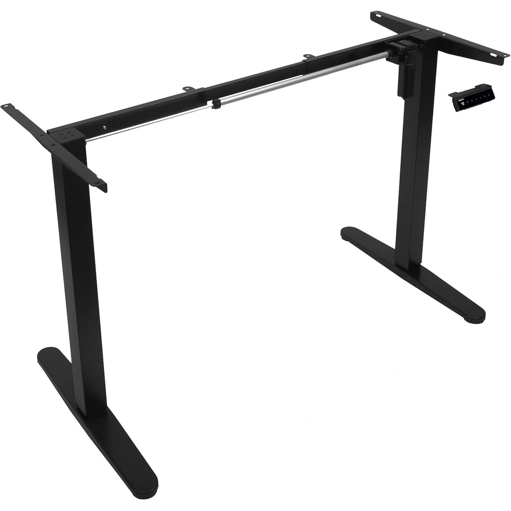image:imageMountIt Motorized Electric Standing Desk Frame Standing Desk Legs Raise up to 465 Sit Stand Desk Legs Adjustable Height with Memory Controller Home and Office DIY Workstation in WhiteBlack