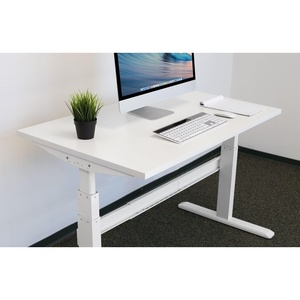 image:imageMountIt Desk Table Top for Standing Desks  48 Inch Wide x 29 Inch Deep White  Universal Solid OnePiece Table Top for Sit to Stand Height Adjustable Desk Frames  Frame Sold Separately29x48 Inches