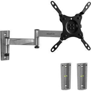 image:imageMountIt Locking RV TV Mount with Dual Wall Plates amp Quick Release  Full Motion RustResistant Aluminum Arm for Indoor amp Outdoor Use in Camper Trailer RV  1342 Inch Screens VESA 200 Compatible