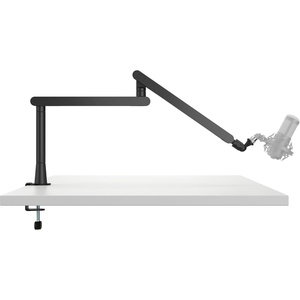 image:imageMountIt Mic Arm Microphone Boom Arm Adjustable Full Motion Mic Desk Mount for Streaming Gaming Podcast Recording 38 and 58 Compatible Low Profile Design Height up to 278 Black