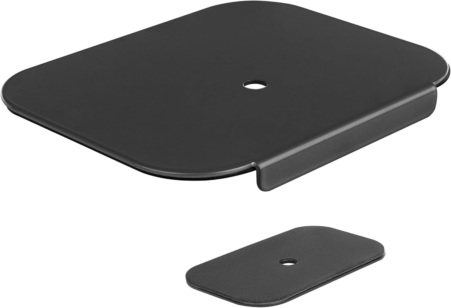 image:imageMountIt Monitor Mount Reinforcement Plate Steel Desk Protector for Glass and Thin Tabletops Compatible with CClamp and Grommet Mounts AntiSkid EVA Pads Supports MultiMonitor Setups
