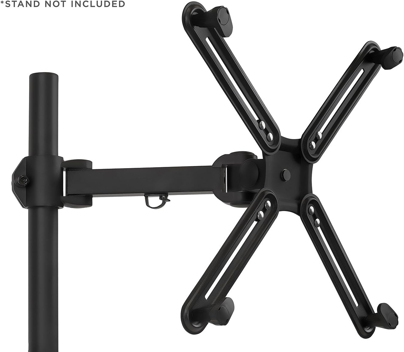 image:imageMountIt NonVESA Monitor Mount Adapter Kit Universal VESA Mount Adapter for 1327 Inch LCD LED Screens Converts to 75x75 amp 100x100 Heavy Duty Steel Bracket for Desk