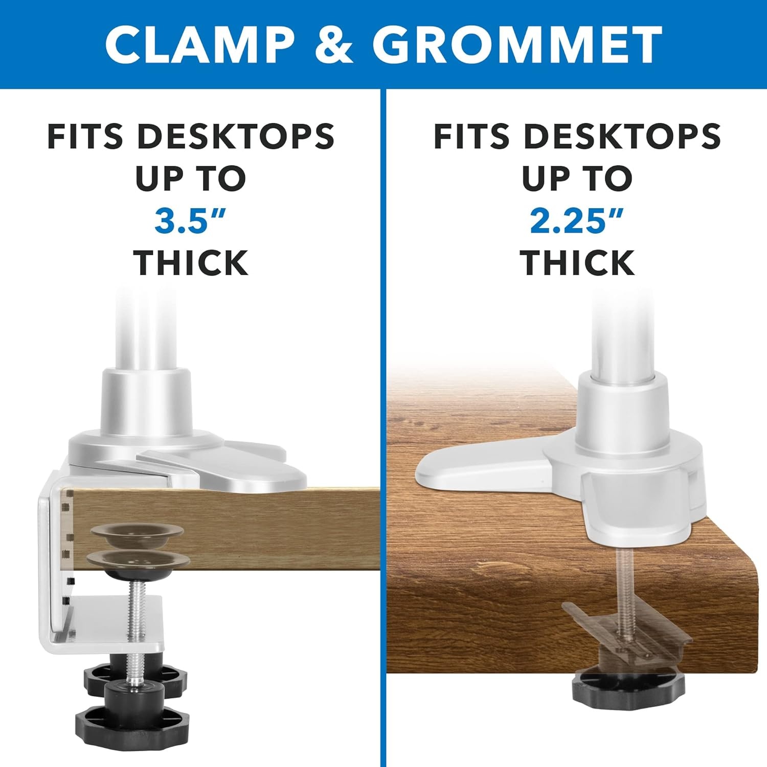 image:imageMountIt Quad Monitor Desk Mount with Full Motion Arms Modular Four Arm Monitor Stand with Quick Disconnect Technology