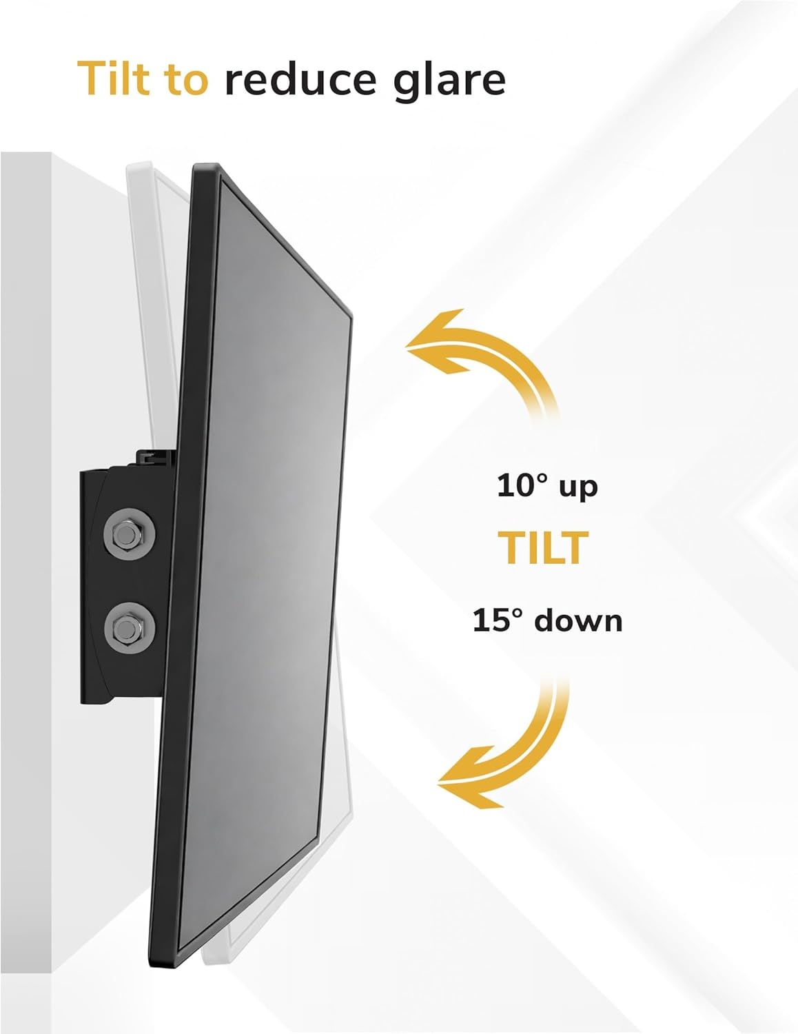 image:imageMountIt Tilting TV Wall Mount Bracket for Small TVs and Monitors LowProfile 14 Design with Quick Release Fits 19 to 32 Inch Screens VESA 75x75 and 100x100 mm 44 Lbs Capacity Black32 50 Screens
