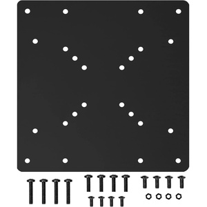 image:imageMountIt VESA Mount Adapter Plate  Monitor and TV Mount Extender Conversion Kit Allows 75x75 100x100 to Fit Up to 200x200 and 200x100 mm Patterns HeavyGauge Steel Hardware Included