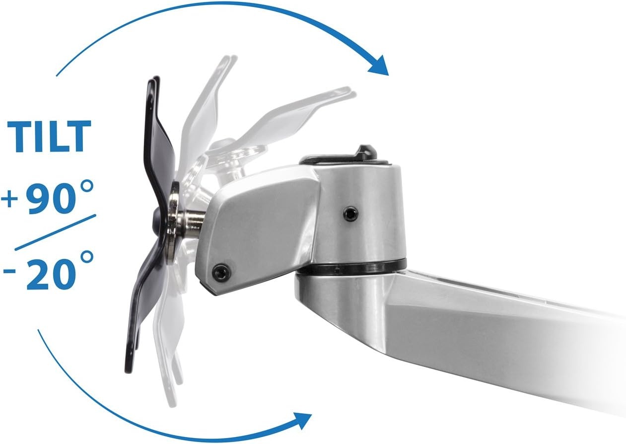 image:imageMountIt Articulating Single Arm Computer Monitor Desk Mount for 24Inch Monitors MI33116